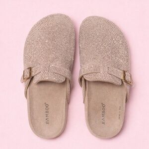 NWT‎ Bling Birkenstock Style Shoes